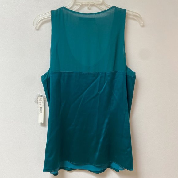 Beaded Silk Sleeveless Blouse - Picture 3 of 5